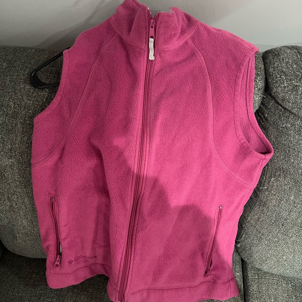 Pink columbia vest